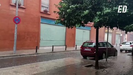 Las imágenes de las fuertes lluvias en Sevilla