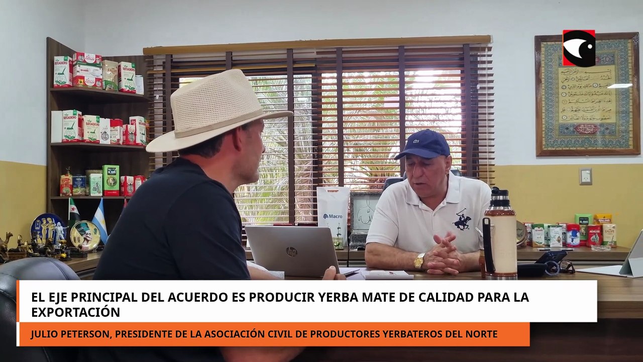 El eje principal del acuerdo es producir yerba mate de calidad para la exportación