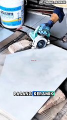 Proses Pasang Keramik Motif Mewah | Lantai Elegan Bikin Rumah Jadi Keren!