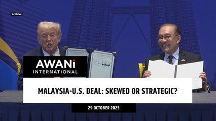 Malaysia-U.S. deal: skewed or strategic?