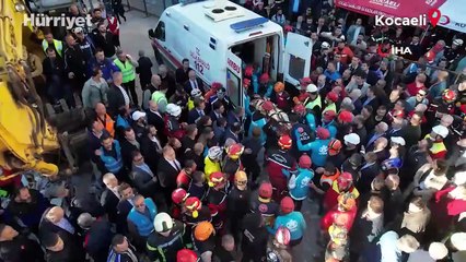 Gebze'de çöken binanın enkazından Dilara Bilir sağ çıkarıldı!