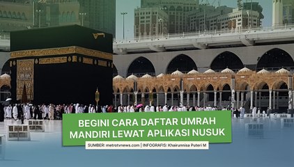 Begini Cara Daftar Umrah Mandiri Lewat Aplikasi Nusuk
