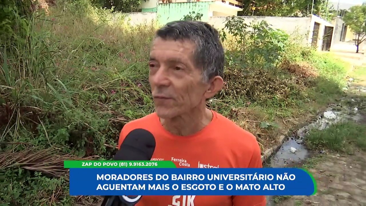 Soluções Urgentes Necessárias: Esgoto Estourado e Terreno Abandonado Assombram a Rua Vitor Hugo, Bairro Universitário em Caruaru