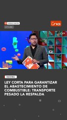 LEY CORTA PARA GARANTIZAR EL ABASTECIMIENTO DE COMBUSTIBLE: TRANSPORTE PESADO LA RESPALDA