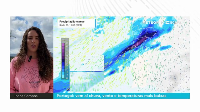 Portugal: vem aí chuva, vento e temperaturas mais baixas