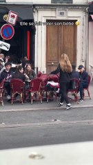 He steals a woman's baby 😳