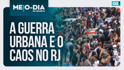 A guerra urbana e o caos no RJ | Meio-Dia em Brasília - 29/10/2025
