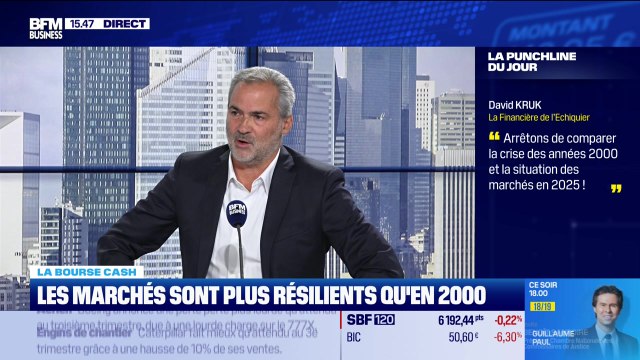 La bourse cash : Arrêtons de comparer la crise des années 2000 et la situation des marchés en 2025 ! - 29/10