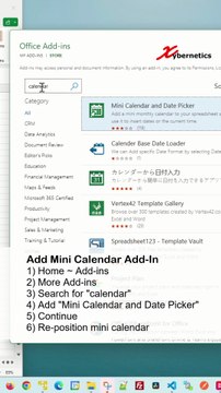 How do I add a mini calendar and date picker in Excel? - Excel Tips and Tricks