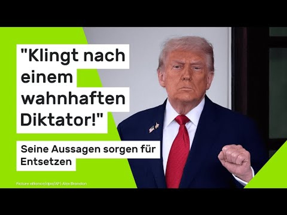 Donald Trump: 'Klingt nach einem wahnhaften Diktator!' Seine Aussagen sorgen für Entsetzen
