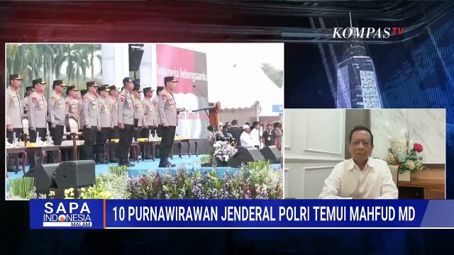 Blak-Blakan! Mahfud MD Bongkar Diskusi dengan Purnawirawan Jenderal Polri, Masuk Komite Reformasi?