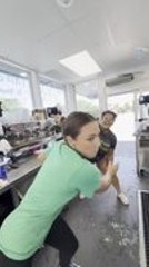 Woman Slips and Falls While Running During Fun Challenge