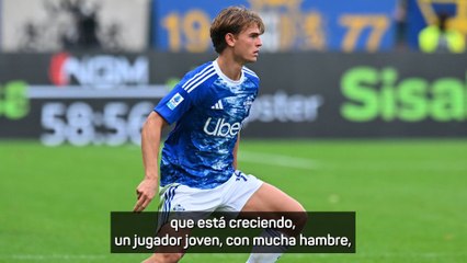 Cesc compara a Nico Paz con Messi: "La construcción del equipo está hecha para que le llegue el balón de una manera"