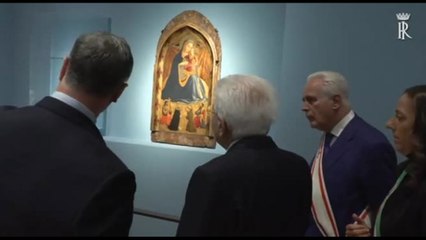 Mattarella a Firenze, mostra di Beato Angelico e omaggio a Spadolini