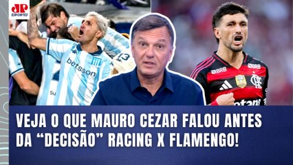 "Olha... Se o Flamengo FIZER ISSO hoje contra o Racing, vai..." Mauro Cezar FALA A REAL!