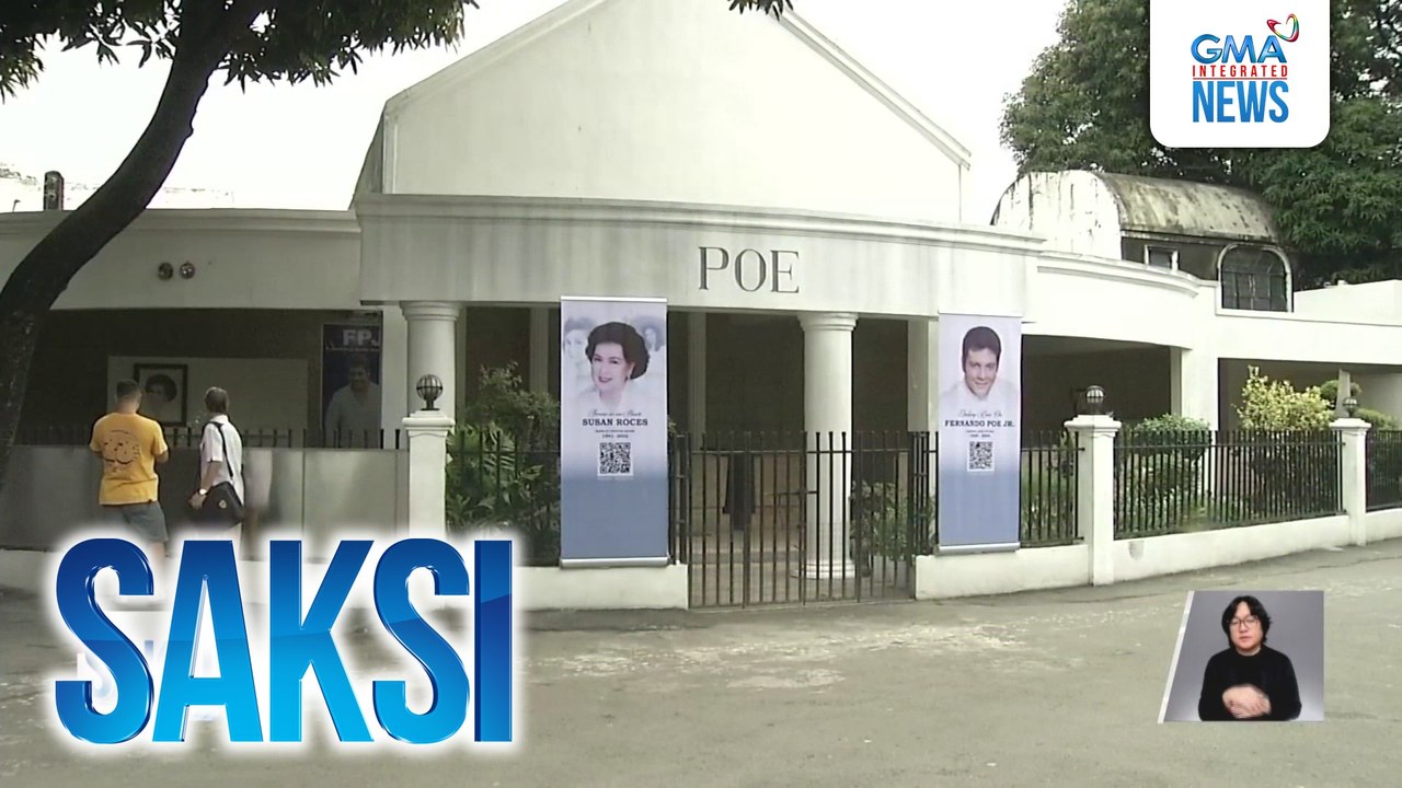 Puntod nina FPJ at Susan Roces, dinalaw ng fans; may QR codes na maaaring ma-scan para alalahanin ang kanilang iconic roles o projects | Saksi