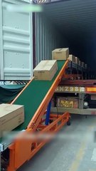 Container Loading And Unloading Conveyor E-commerce Picking And