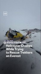 Helicopter Crashes While Trying to Rescue Trekkers on Everest