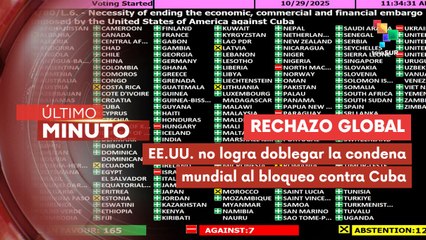 Mayoría global condena bloqueo a Cuba