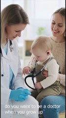 Cutest Checkup Ever — Baby Says He Wants to Be a Patient! 😂❤️