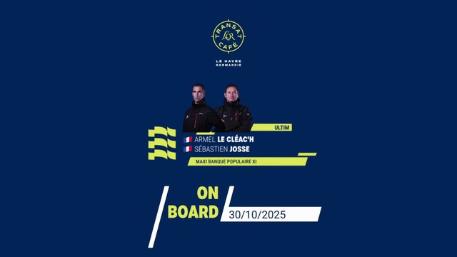 TRANSAT CAFÉ L'OR Le Havre Normandie2025 - Un peu de tourisme à bord du Maxi Banque Populaire XI