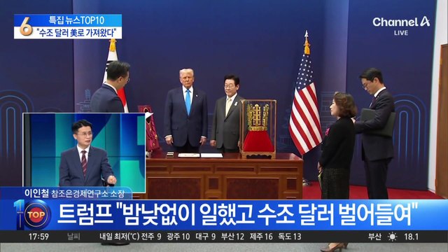 트럼프 “수조 달러 美로 가져왔다”