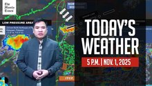 Today's Weather, 5 P.M. | Nov. 1, 2025