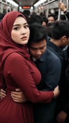 Trapped Underground with 100 Strangers _ ASMR Subway Vibes _romance _train _subway _foryou(720P_HD)