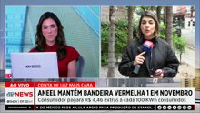 Aneel mantém bandeira vermelha 1 em novembro
