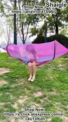 Portable Outdoor Sleeping Tent Hammock for Hiking, Backpacking & Travel