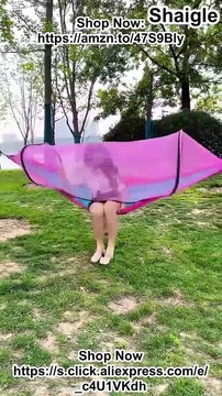 Portable Outdoor Sleeping Tent Hammock for Hiking, Backpacking & Travel