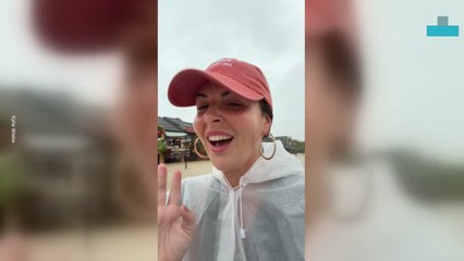 Tourist Rescued by Riverboat as Hoi an Floods