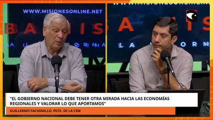 Guillermo Fachinello “El gobierno nacional debe tener otra mirada hacia las economías regionales ”
