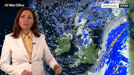 Met Office Wednesday Evening Weather forecast 29/10/2025