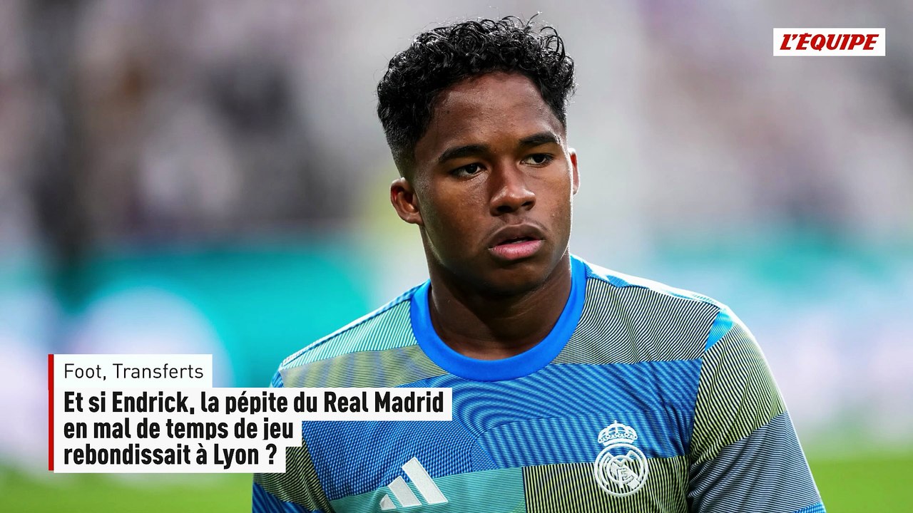 Et si Endrick, la pépite du Real Madrid en mal de temps de jeu rebondissait à Lyon ? - Foot - Transferts
