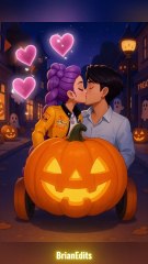 Rumi and Jinu in Halloween, KPop Demon Hunters #kpopdemonhunters #kpdh #huntrix #rujinu #halloween