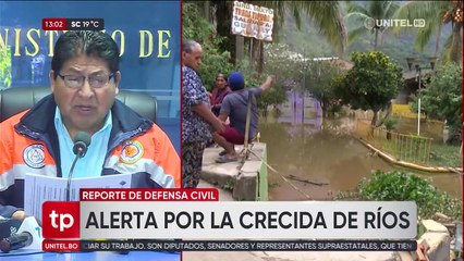 Viceministerio de Defensa Civil emite alerta por riesgo de desborde de ríos en 166 municipios