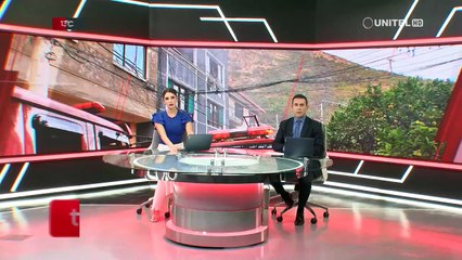 Una mujer herida tras el incendio en el segundo piso de un inmueble en Cochabamba