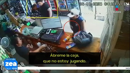 'Me salvé': exclama empleada de tienda tras robo armado en Veracruz | Noticias con Francisco Zea