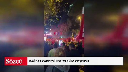 Bağdat Caddesi'nde  29 Ekim Cumhuriyet Bayramı coşkusu