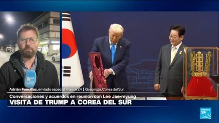 Informe desde Gyeongju: Trump es condecorado en Corea del Sur y avanza en su gira por Asia