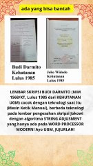 yang satu cocok yang satu tidak apakah benar semuanya