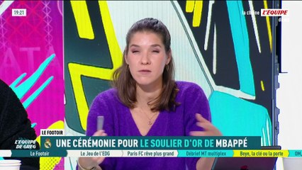 Kylian Mbappé va recevoir le Soulier d'or européen lors d'une cérémonie à Santiago-Bernabeu - Foot - Liga - Real Madrid