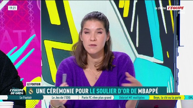 Kylian Mbappé va recevoir le Soulier d'or européen lors d'une cérémonie à Santiago-Bernabeu - Foot - Liga - Real Madrid