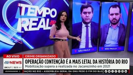 Operação Contenção já é a mais letal da história do RJ; Belucci e Mano opinam | TEMPO REAL