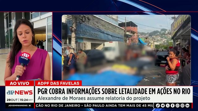 PGR quer explicações sobre 119 mortes em operação no RJ; entenda | TEMPO REAL
