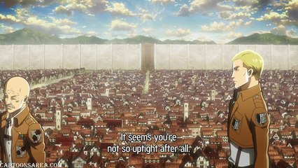 Can't Look Into His Eyes Yet , Attack On Titan Season 1 Episode 14