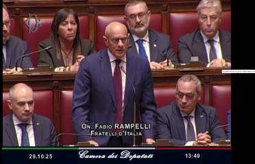 Rampelli - Zicchieri, nel suo ricordo, l'orizzonte di una politica migliore (29.10.25)