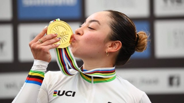 Yareli Acevedo está de regreso en México tras conseguir oro en el Mundial de Ciclismo en México: Todo en nuestro país es campeón