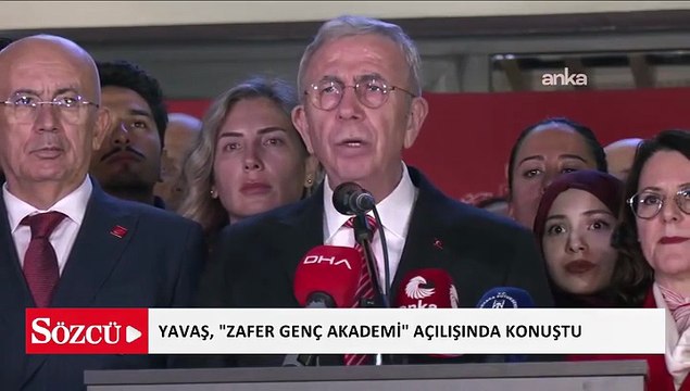 ABB Başkanı Yavaş, Zafer Genç Akademi açılışında konuştu